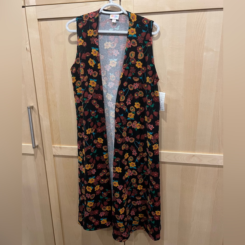 Long Floral Vest